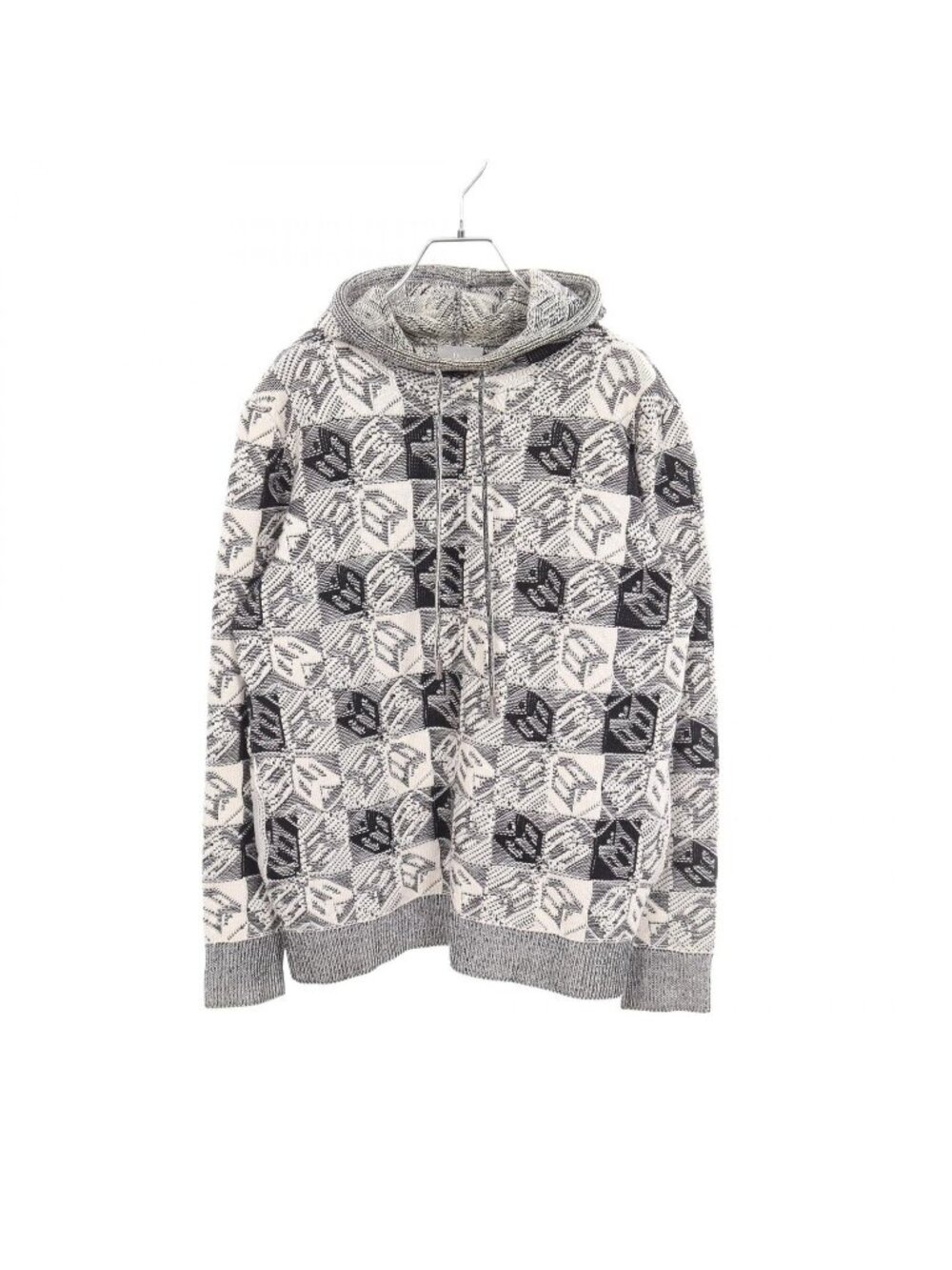 Dior Hoodie All Over Print Wool